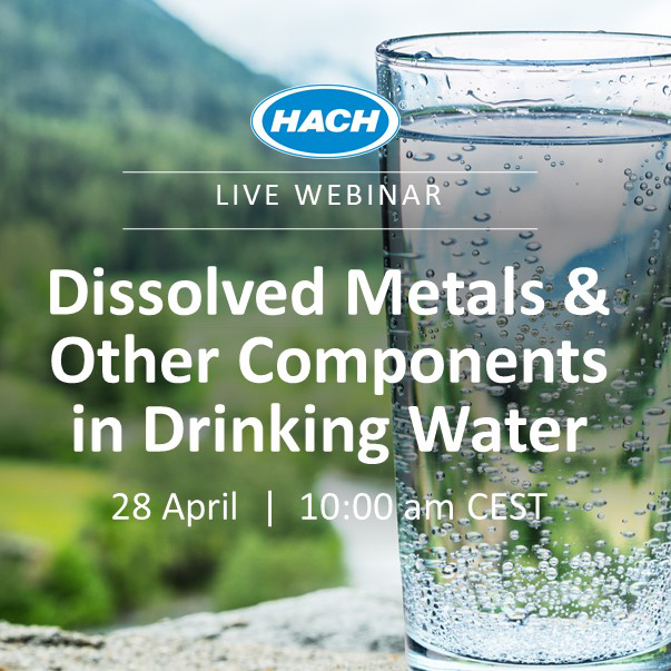 Webinar: Measurement of Dissolved Metals and other Components in Drinking Water Production