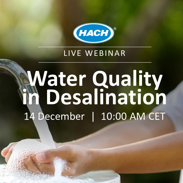 Webinar: Water Quality Monitoring in Desalination Processes